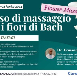Corso di Flower-Massage® Massaggio con i Fiori di Bach