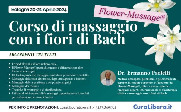 Corso di Flower-Massage® Massaggio con i Fiori di Bach
