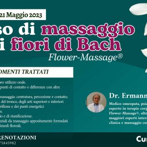 Corso di Massaggio olistico con i Fiori di Bach