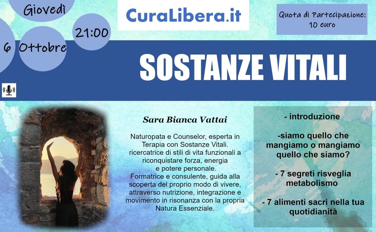 SOSTANZE VITALI