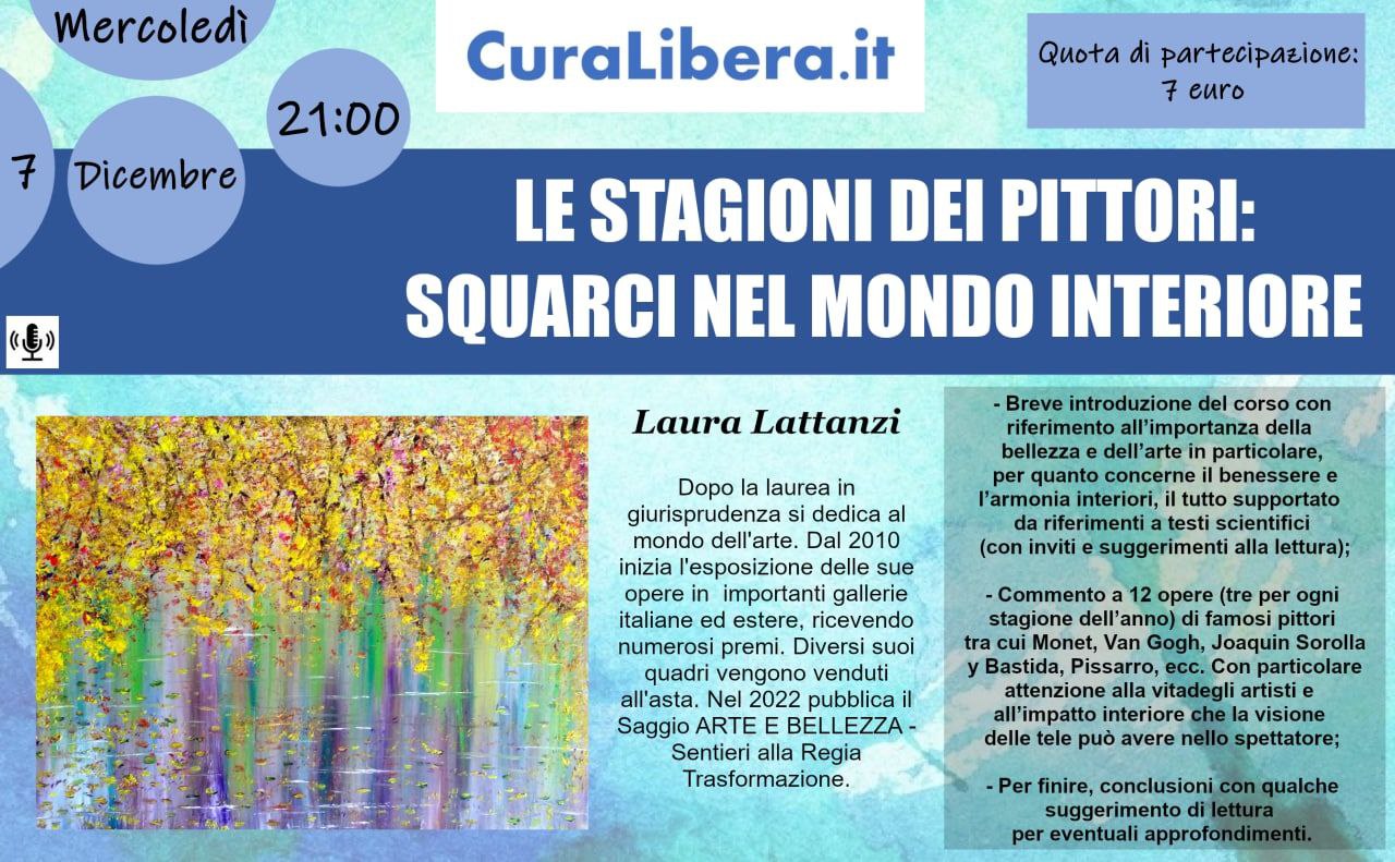 LE STAGIONI DEI PITTORI: SQUARCI NEL MONDO INTERIORE