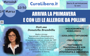 ARRIVA LA PRIMAVERA E CON LEI LE ALLERGIE DA POLLINI