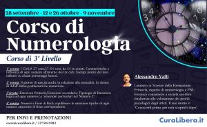 Corso Numerologia 3° livello