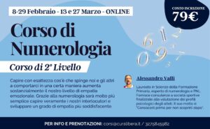 Corso Numerologia 2° livello